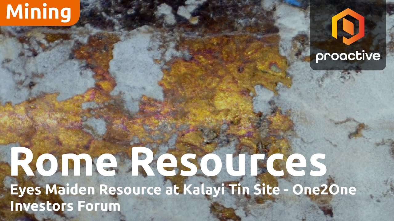 Rome Resources Eyes Maiden Resource at Kalayi Tin Site - One2One Investors Forum