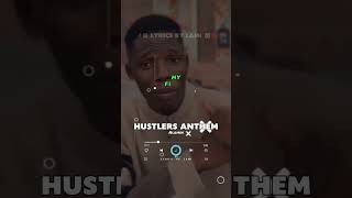 HUSTLERS ANTHEM LYRICS 💥🎧 Alamin #lyricsbylami #hustlersanthem