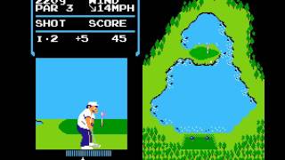 NES Game:  Golf (1984 Nintendo)