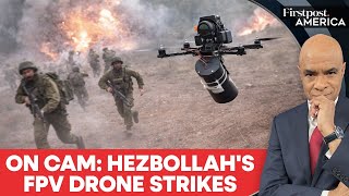 IDF Troops Run As Hezbollah's Killer Drone Strikes with Explosive Warhead | Firstpost America