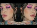 Halo Pink Purple Eyeshadow DISCO DAYDREAM ﾟ Makeup GRWM