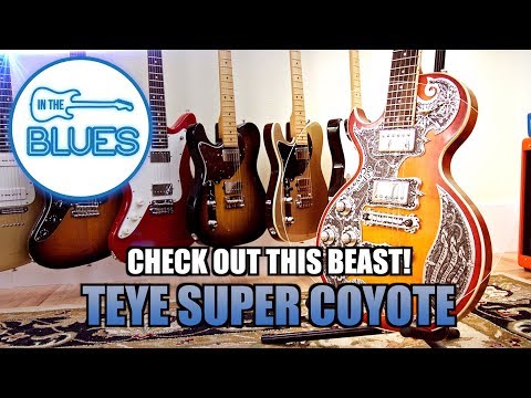 Teye Super Coyote Limited Edition Left Handed Electric Guitar image 22
