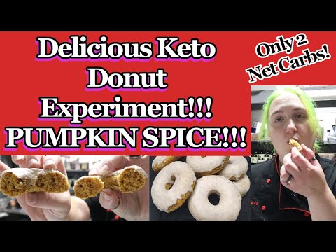 Keto/Low Carb Pumpkin Spiced Donut Recipe