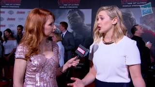 Avant-premire  - Interview : Elisabeth Olsen et son aventure Avengers