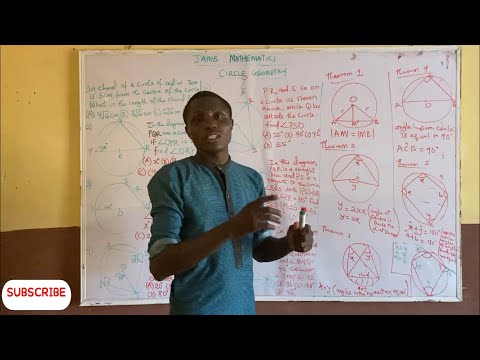 MATHEMATICS - Circle Geometry with solutions to JAMB & WAEC Questions