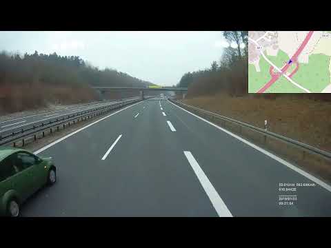 Germany. Motorway A73, Ebensfeld — Bamberg, 2019, 1x