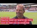 'Doelstelling? Zo HOOG mogelijk in RECHTERRIJTJE' | Steijn en Sparta zijn klaar voor eredivisie