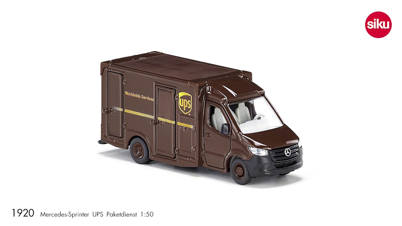 SIKU Super – UPS doručovacie auto Mercedes-Benz Sprinter 1:50