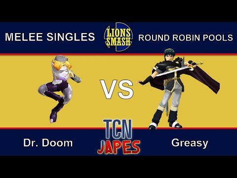 TCNJapes 3 SSBM Singles - Dr. Doom (Sheik) vs. Greasy (Marth) - Round Robin Pools