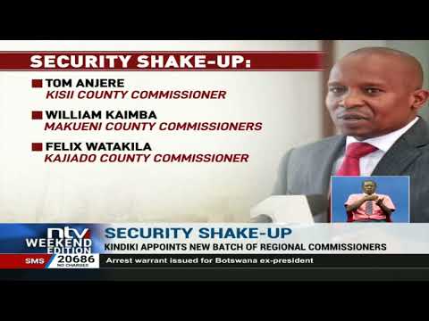 Interior CS Kithure Kindiki recalls all regional commissioners
