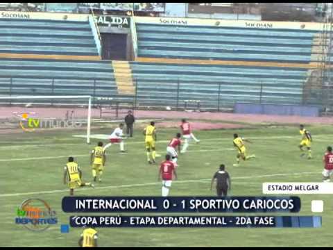 Internacional 0 - 1 Sportivo Cariocos/Copa Perú - Etapa Departamental - Tvmundo Deportes 2014