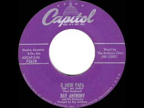 1954 Ray Anthony - Oh Mein Papa (choir vocal)