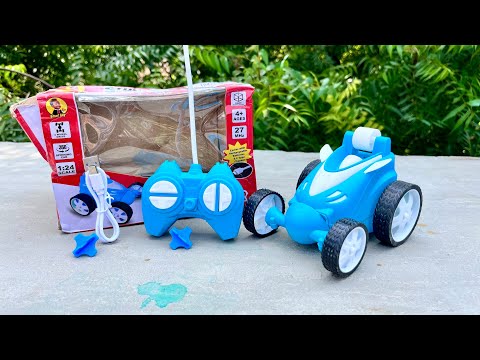 Unboxing Rc Stunt Racing car | Remote Control Stunt car Die-cast model Testing Review