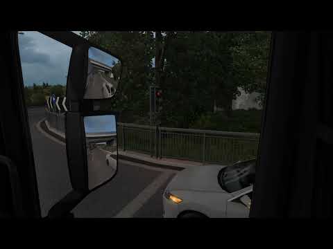ETS2: Dover to Norwich via Cambridge Sunset Drive - SCANIA S500