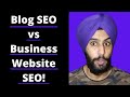 Blog SEO vs Business Website SEO | Dono Mein Kya Difference Hai? Blog SEO vs Business Website SEO | Dono Mein Kya Difference Hai?
