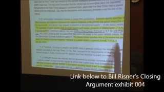 preview picture of video 'Clip 7 Is it Okay to Lie in Court?  El Rio 4.01.14 Plaintiff's Closing Argument Bill Risner'