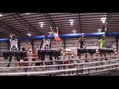 Bluecoats 2013 On-Field Battery Cam - Finals Runthrough