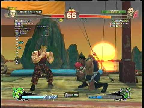 SSF4AE: Guile (Eternal Daylyte)  vs.  Balrog (DUDUMAN005)   SD