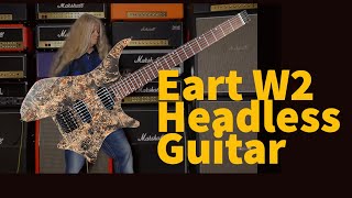 Video thumbnail for Eart Guitar  W2 Headless guitar/Sacred Treasure by Guitar Safari