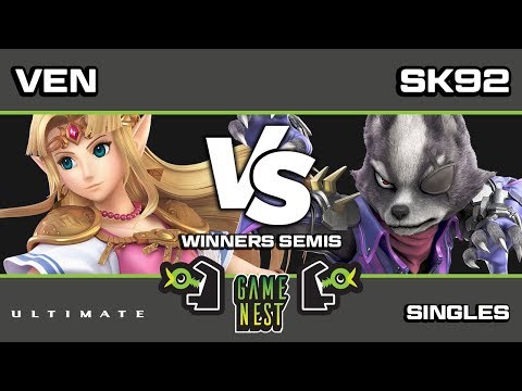 Game Nest Smash It Up: Sugoi | Ven (Zelda) vs SK92 (Wolf) - Winners Semis