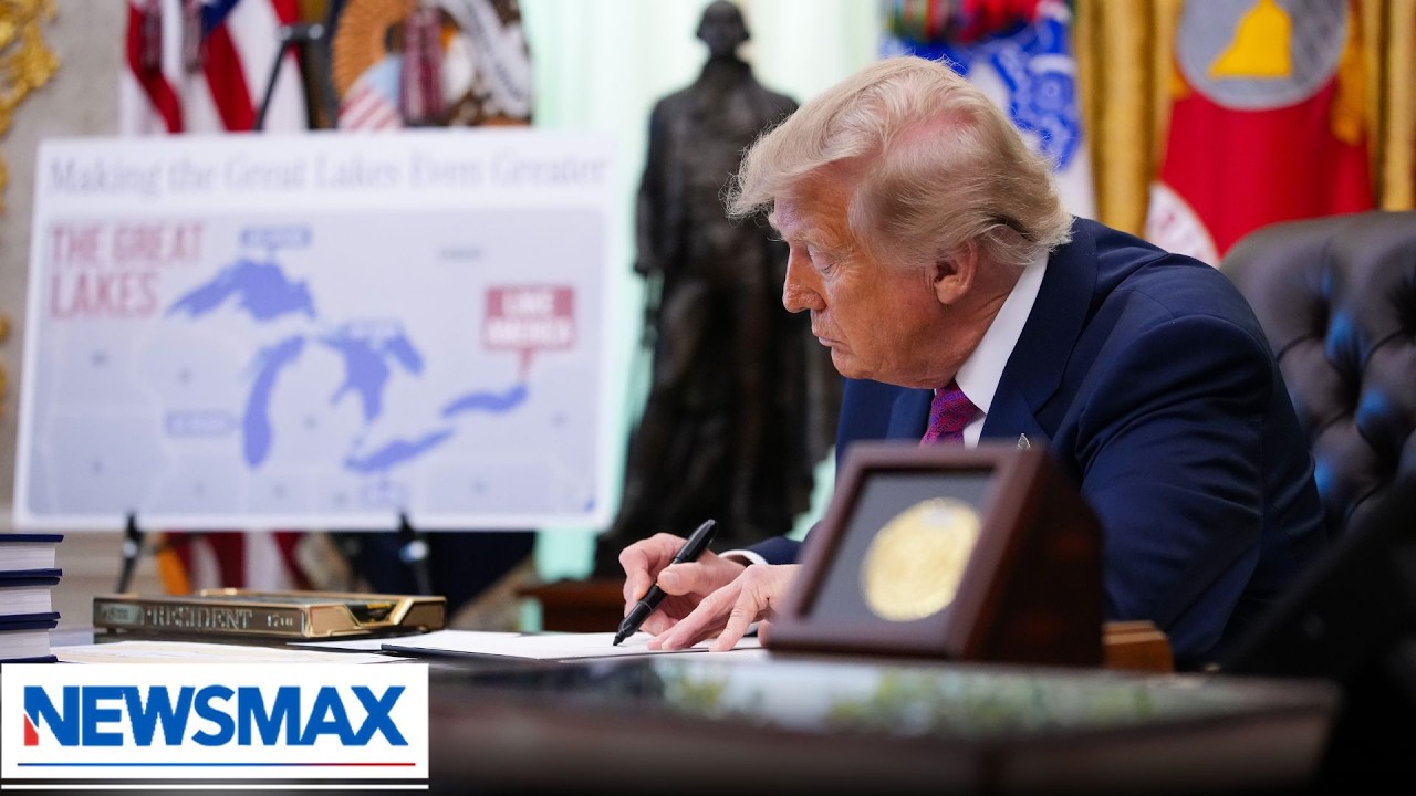 BREAKING: President Trump officially renames Lake Ontario to Lake America