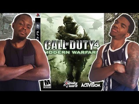 CRAZY INSANE GUNFIGHT!! - Call Of Duty 4 1v1 Part 2 #ThrowbackThursday ft. @Juice_Hoops