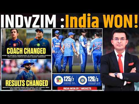 INDvsZIM : Captain Shreyas lyer ends seven-match winless streak as India crush Zimbabwe by 7 wickets