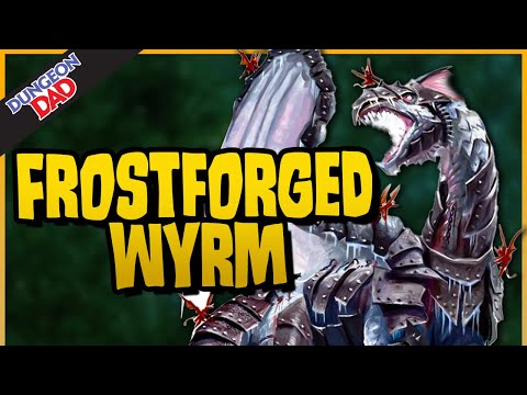 Frostforged Wyrm: This D&D Dragon is Metal as Hell 🤘