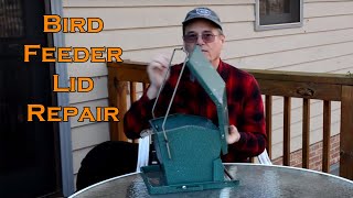 Bird Feeder Lid Repair