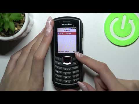 Cómo usar el despertador en Samsung B2710 Solid - activar una alarma