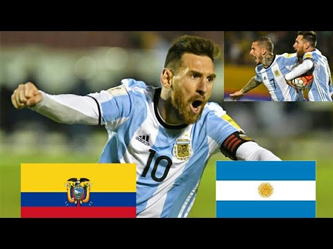 Lionel Messi VS Ecuador 2017 World Cup Qualifiers Russia⚽⚽