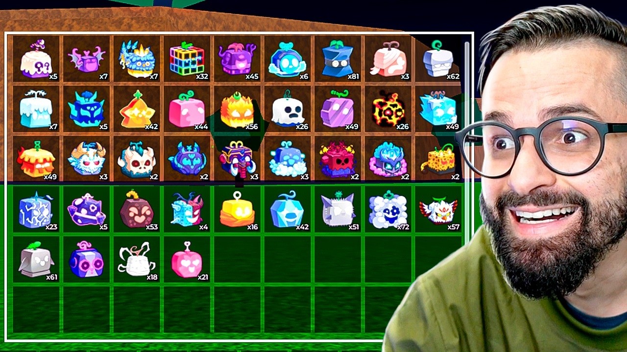 ZEREI o BLOX FRUITS com TODAS as FRUTAS BANIDAS e QUEBREI o RECORDE MUNDIAL!