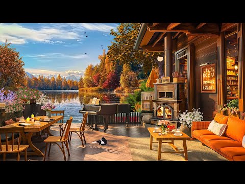 Jazz Relaxing Music & Cozy Coffee Shop Ambience ☕ Smooth Piano Jazz Instrumental Music for Studying