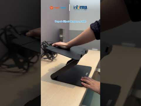 Gambar Informa Lucca Laptop Stand Lipat Aluminium - Silver
