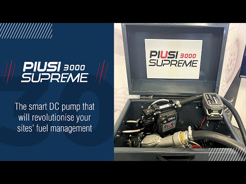 Piusi’s New 3000 Supreme Smart Pump Demo for Fuel Management with the B.SMART FMS