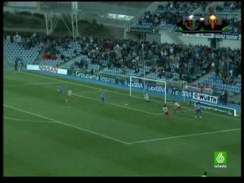 Gefate 5-1 Sporting. Liga BBVA 08/09. Jornada 20