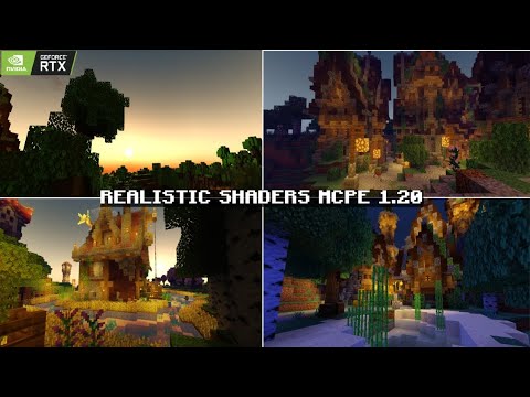 Insane Realistic Shaders in Minecraft Pe 1.20🔥