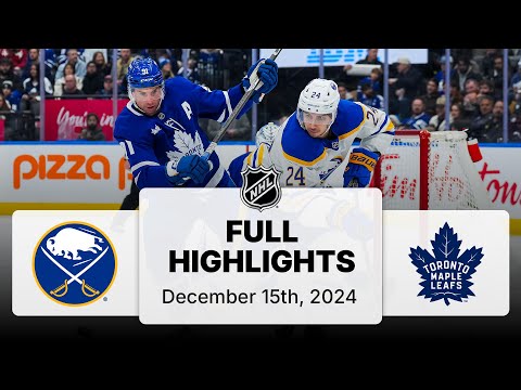 NHL Highlights | Sabres vs. Maple Leafs | December 15, 2024