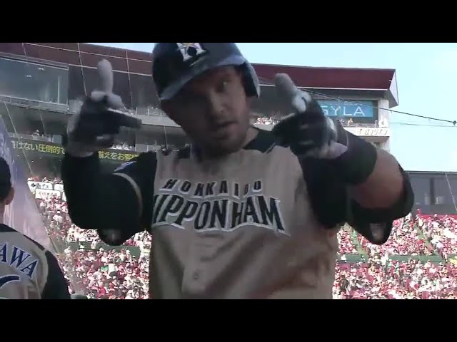 【7回表】2打席連発!! ファイターズ・レアード15号ソロアーチ!! 2016/5/28 E-F