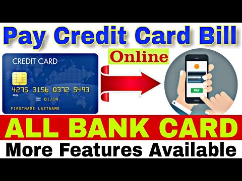 How to pay credit card bill online in hindi|All bank credit card bill payment online by mobile phone Video
