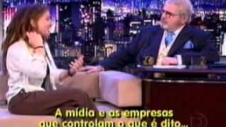 Ani DiFranco - Interview Jô Soares (Brazilian TV Show) 2003