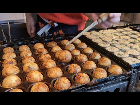 Cómo hacer takoyaki artístico ｜ comida callejera japonesa