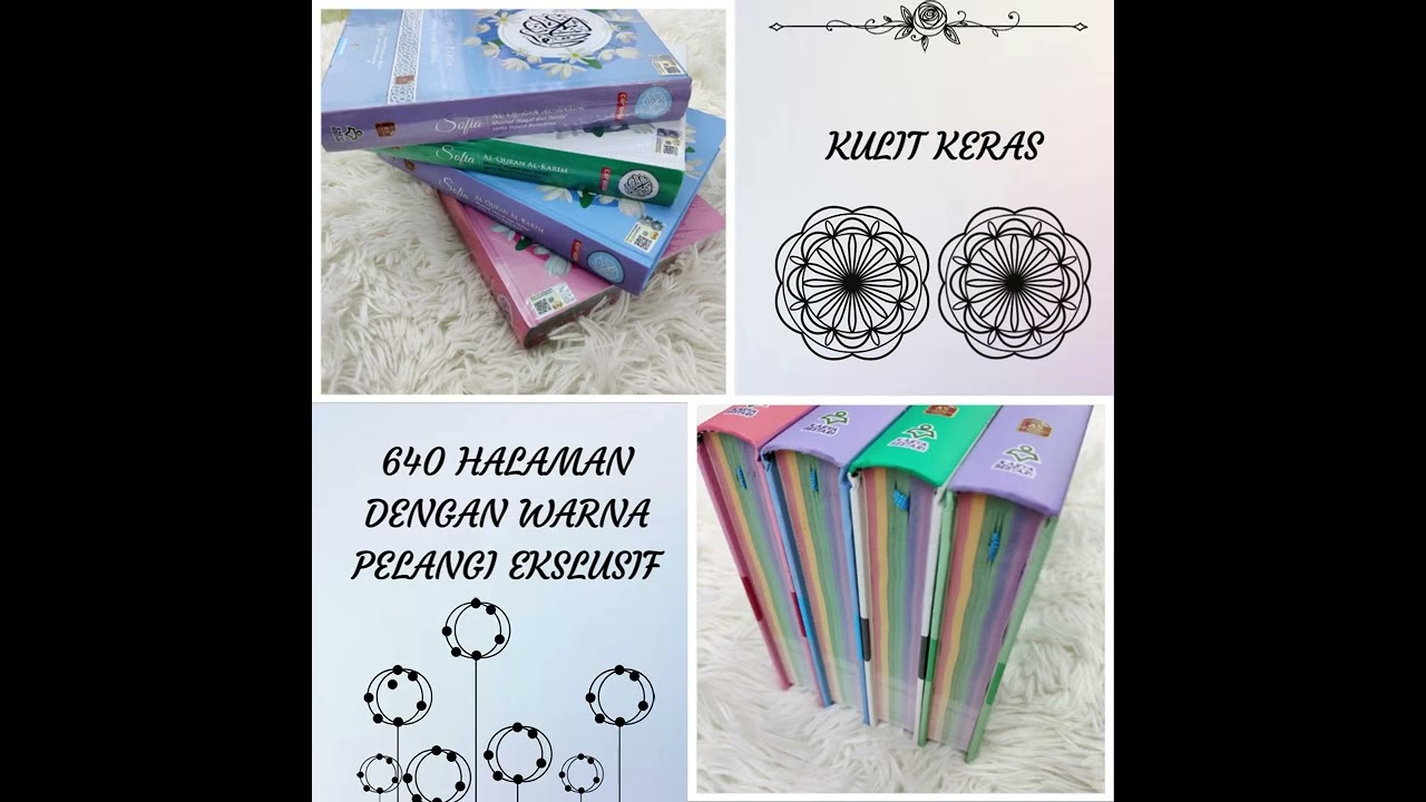 Al Quran Pelangi Sofia Muslimah Saiz A5