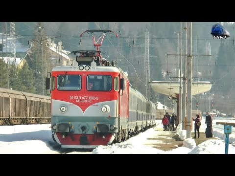 Delfinul 477-802-9 & IR346-1"Dacia Express" București Nord-Wien Hbf. in Gara Predeal Station
