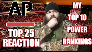 My Top 10 vs The AP Rankings in College Football Which is BETTER #cfb