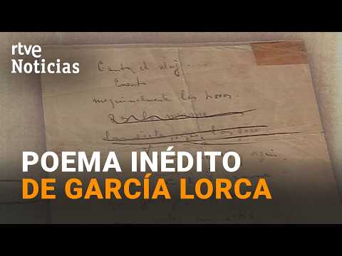 El cantaor Miguel Poveda troba uns versos desconeguts del poeta Federico García Lorca