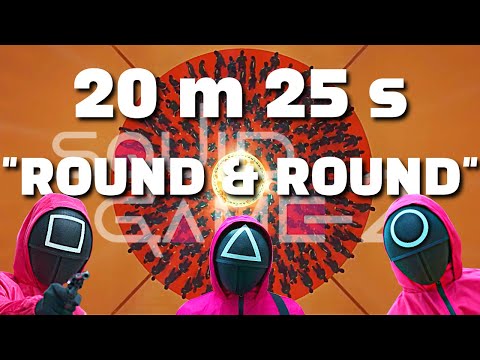 "Round & Round" Mingle Game Song for 20 min and 25 sec | Squid Game Season 2