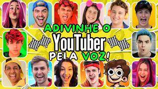 🔊 ADIVINHE O YOUTUBER PELA VOZ | VOCÊ CONHECE TODOS? | DESAFIO DE VOZES