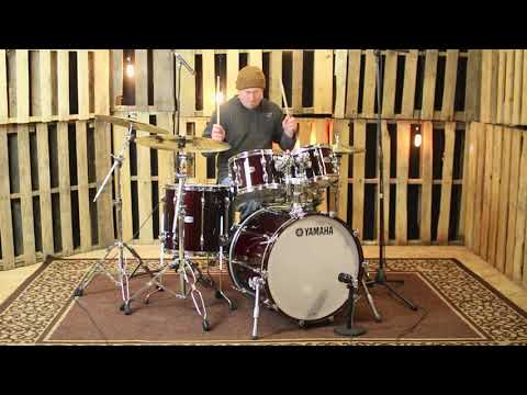 Yamaha Recording Custom Walnut Lacquer Drum Set - 22, 10, 12, 16