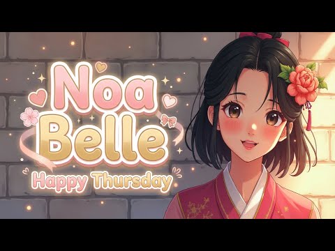 Noa Belle - Happy Thursday (Visualizer)